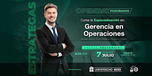 Gerencia de Operaciones Open Day: posgrados