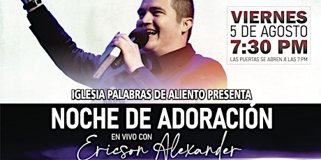 Noche de Adoracion con Ericson Alexander Molano en Vivo tickets