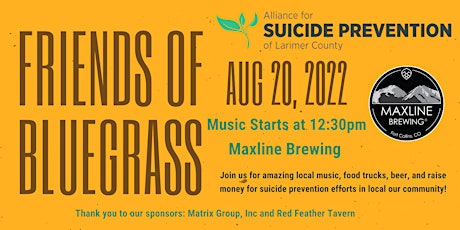 Friends of Bluegrass- Music Festival for Suicide Prevention tickets