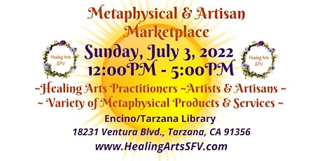 Metaphysical & Artisan Marketplace tickets