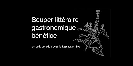 Souper littéraire gastronomique bénéfice primary image