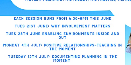 Planning in the moment- with Elaine Bennett (evening sessions via zoom) primary image
