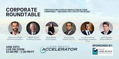 Corporate Roundtable | Top Execs on startup innovation in their companies tickets