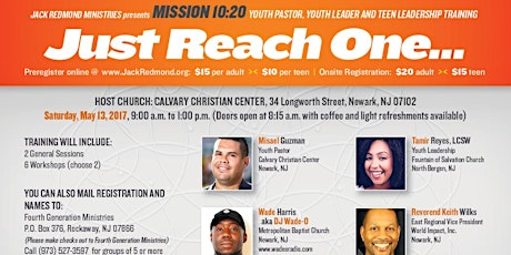 Mission 10:20 Youth Pastor, Youth Leader and Teen Leadership Conference  primary image