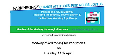 Sing for Parkinson's #UniteforParkinsons #WorldParkinsonsDay primary image