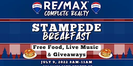 FREE Calgary Stampede Breakfast w/ RE/MAX Complete Realty