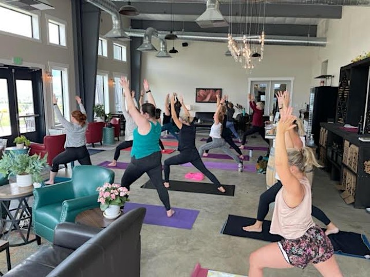 Yoga + Wine at Silver Bell Winery image