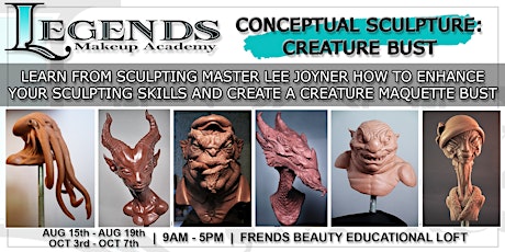 Conceptual Sculpture: Creature Bust Maquette Class