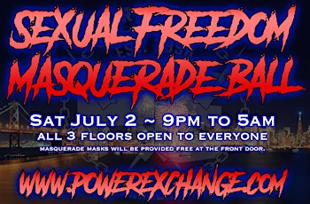 Sexual Freedom Masquerade Party tickets