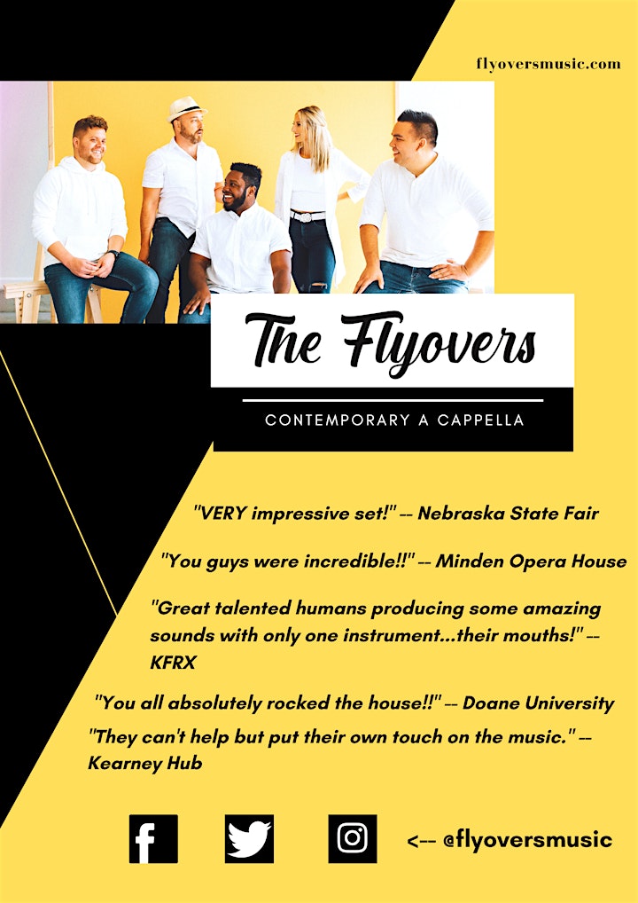 The Flyovers- A modern a cappella quintet image