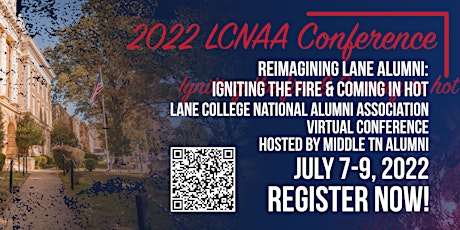 2022 Lane College National Alumni Association Virtual National Conference billets