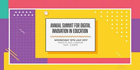 Annual Summit of Digital Innovation in Education 2017 primary image