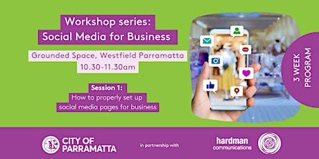 Social Media for Business Workshop: How to set up social media for business tickets