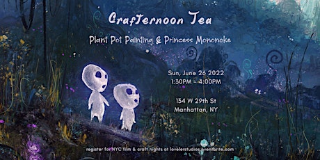 Crafternoon Tea: Plant Pot Painting & Princess Mononoke primary image