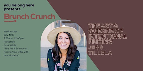 Brunch Crunch: Learn the Art & Science of Intentional Pricing tickets