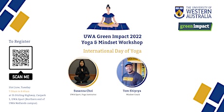 Imagem principal do evento UWA Green Impact 2022 - International Day of Yoga