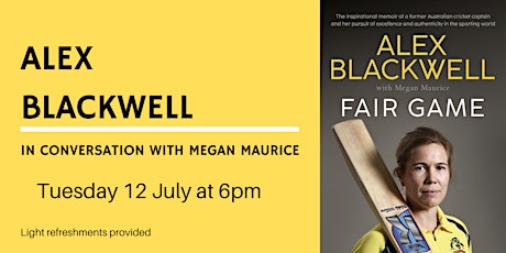 ALEX BLACKWELL in conversation with Megan Maurice