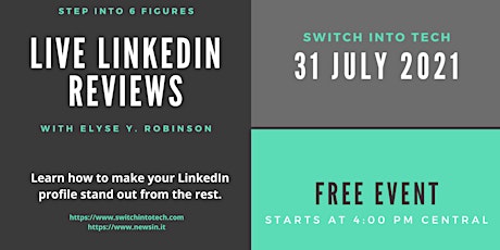 Live LinkedIn Reviews - 07/31/2022