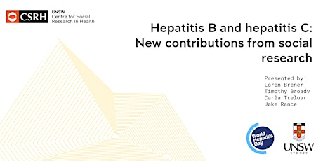 Hepatitis B and hepatitis C: New contributions from social research billets