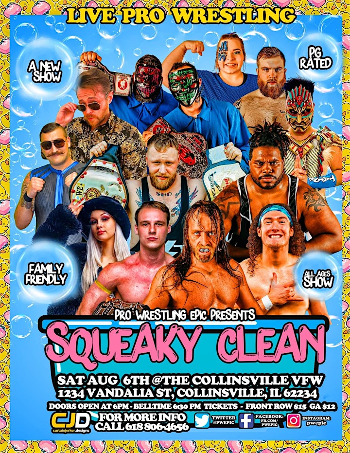 Pro Wrestling Epic presents Squeaky Clean image