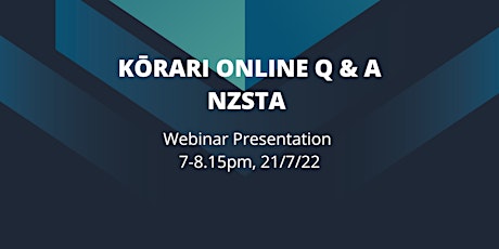 Kōrari online Q & A session tickets