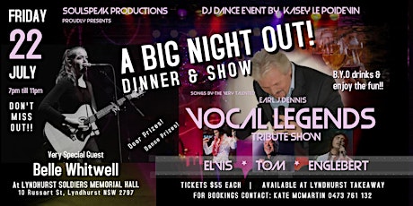 A BIG NIGHT OUT! tickets