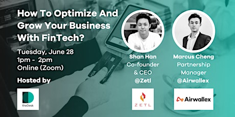 How to Optimize and Grow Your Business with FinTech? tickets