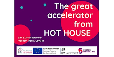 The Great Accelerator from the Business Hot House tickets