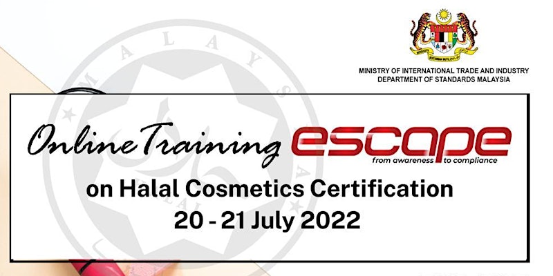 Online Training ESCAPE on Halal Cosmetics Certification