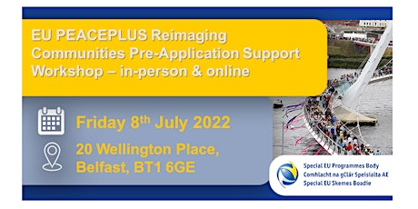 Re-imaging Communities Pre-Application Support Workshop (in-person) tickets