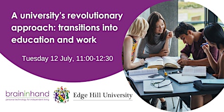 A university's revolutionary approach: transitions into education and work tickets