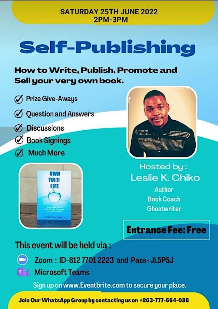 SELF-PUBLISHING. How to write, publish,promote and sell your own book image