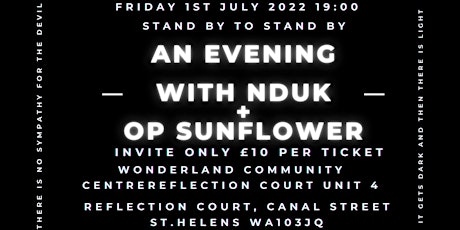 An Evening with NDUK and Operation Sunflower tickets