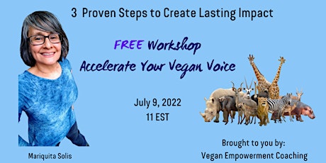 Accelerate Your Vegan Voice tickets