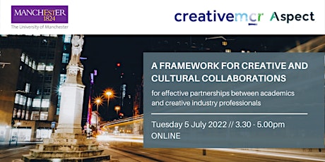 A Framework for Creative and Cultural Collaborations tickets