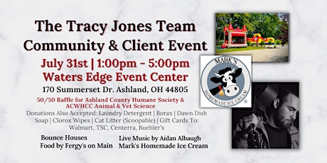 Tracy Jones Team Community and Client Event tickets