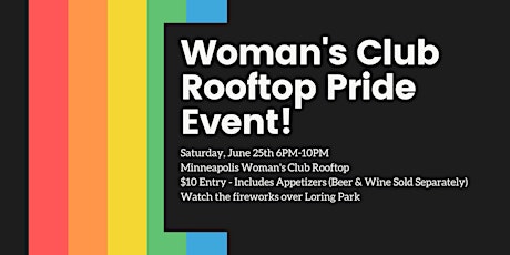 Rooftop Pride at The Woman's Club of Minneapolis tickets