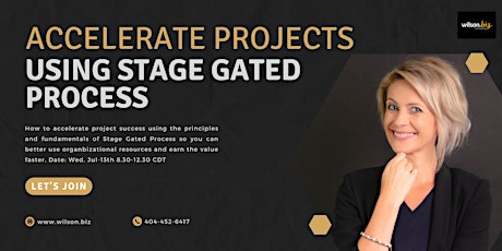 Accelerate Projects Using Stage Gated Process tickets