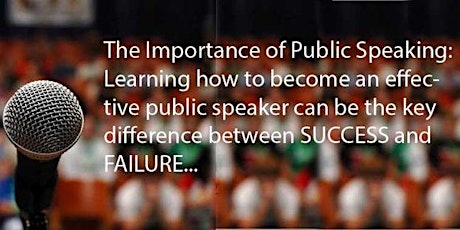 Face Your Fear of Public Speaking and IGNITE the Speaker in You! primary image