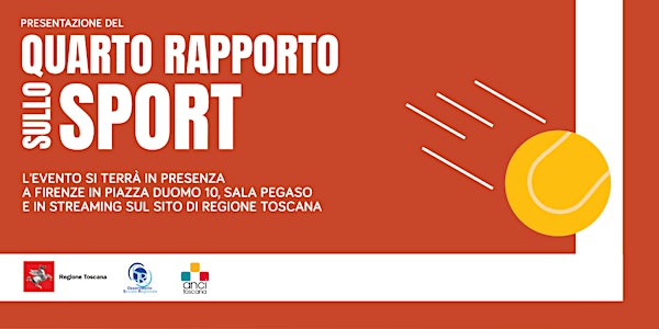 Presentazione del IV Rapporto sullo Sport in Toscana