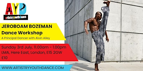 Jeroboam Bozeman Dance Workshop (A Principal dancer with Alvin Ailey) primary image