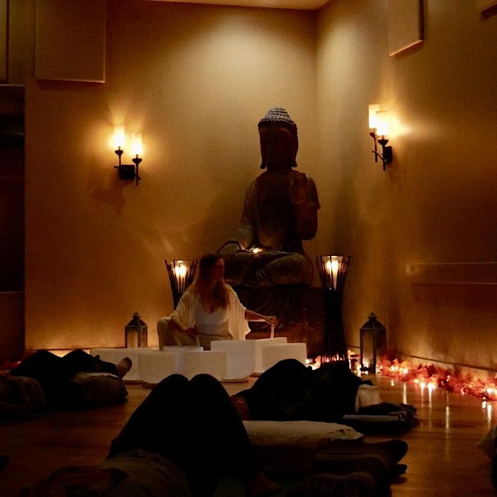 Healing Crystal Bowl Sound Bath + Bija Mantra Chant - With Devachanna image