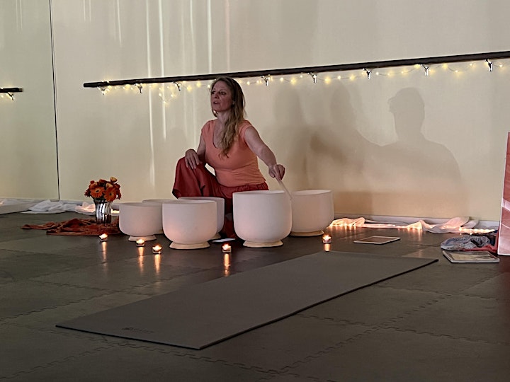 Healing Crystal Bowl Sound Bath + Bija Mantra Chant - With Devachanna image