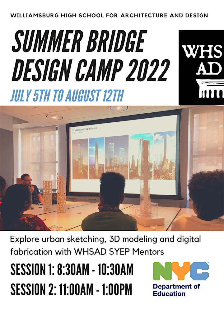 WHSAD Summer Bridge Design Camp 2022 image