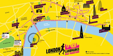 London Landmarks Half Marathon 2023 - Maggie's charity place