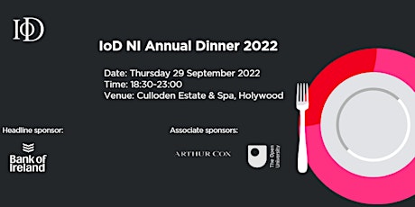 IoD NI Annual Dinner 2022 tickets