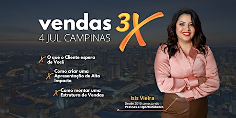 Imagem principal do evento Venda 3X em Campinas