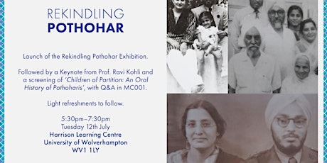 Launch of the Rekindling Pothohar Exhibition tickets