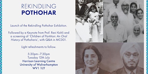 Launch of the Rekindling Pothohar Exhibition