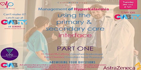 Managing Hyperkalaemia with a Primary & Secondary care interface - Part 1 tickets
